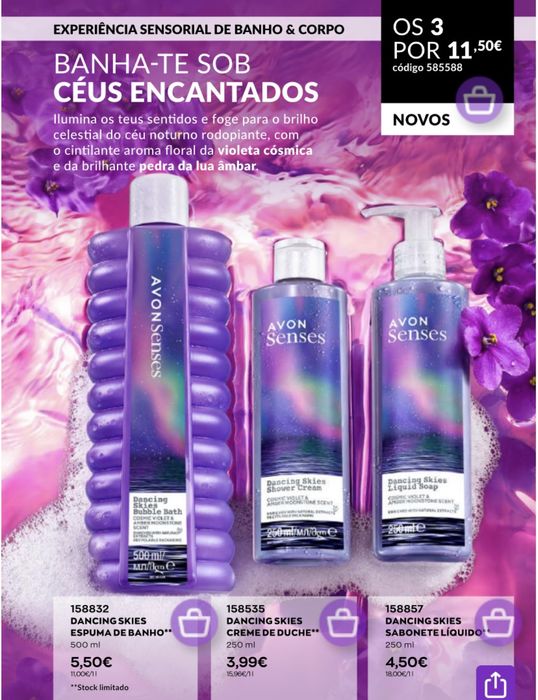 Produtos de beleza, corpo e cabelo Avon