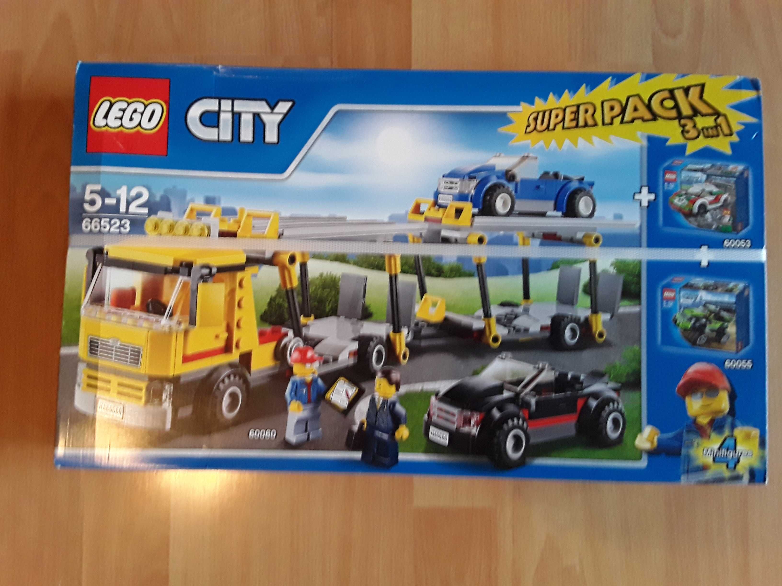 Klocki lego NOWY zestaw 3w1 Laweta 66523 tj 60060 + 60053 + 60055