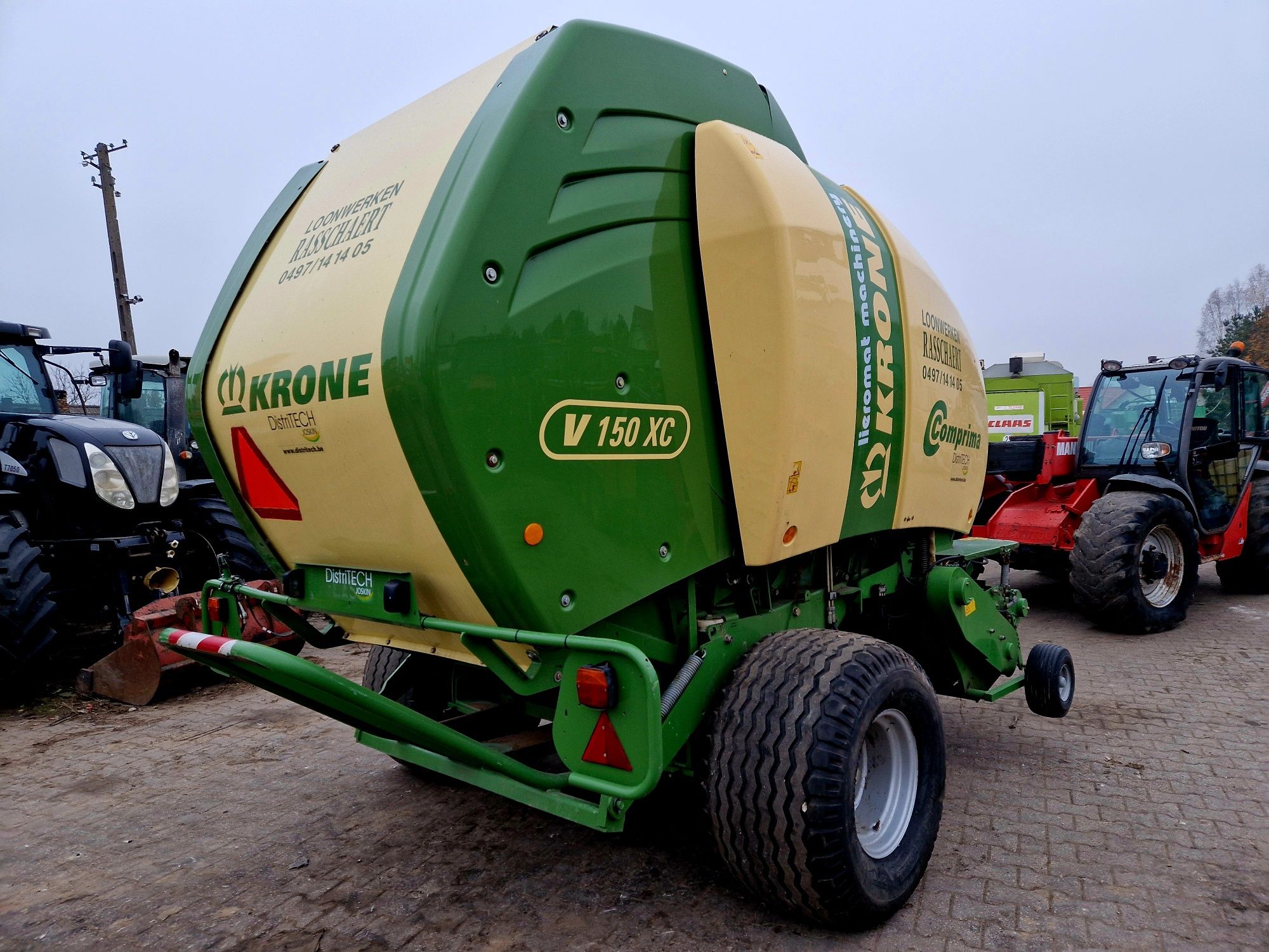 Krone Comprima V 150 XC 2012 Super Stan rotor noże siatka Orginał