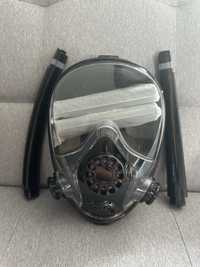 TWOBAS Maska do Nurkowania Pełnotwarzowa Snorkeling L XL