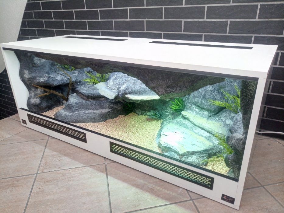 Terrarium pustynne nr52 130/50/50 białe NA ZAMÓWIENIE -agama brodata