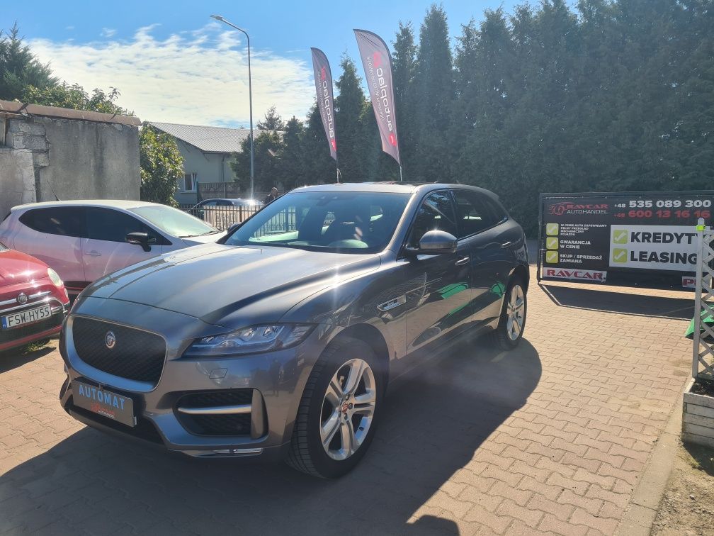 Jaguar F-Pace / R Sport / Full Opcja / Zarejestrowany / 2,0 diesel /