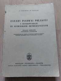Zasady pisowni polskiej i interpunkcji.., Jodłowski, Taszycki, 1968