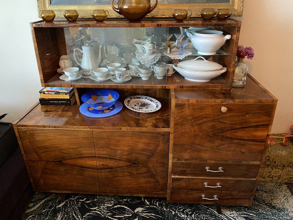 Kredens drewniany meble kalwaryjskie lata 70