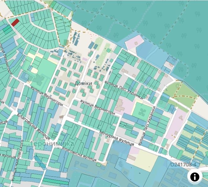 Земельна ділянка  неподалік лісу с.Геронимівка