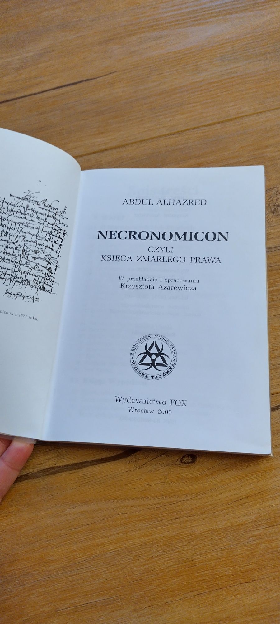 Necronomicon czyli księga umarłego prawa t.2 Abdul AlHazzred