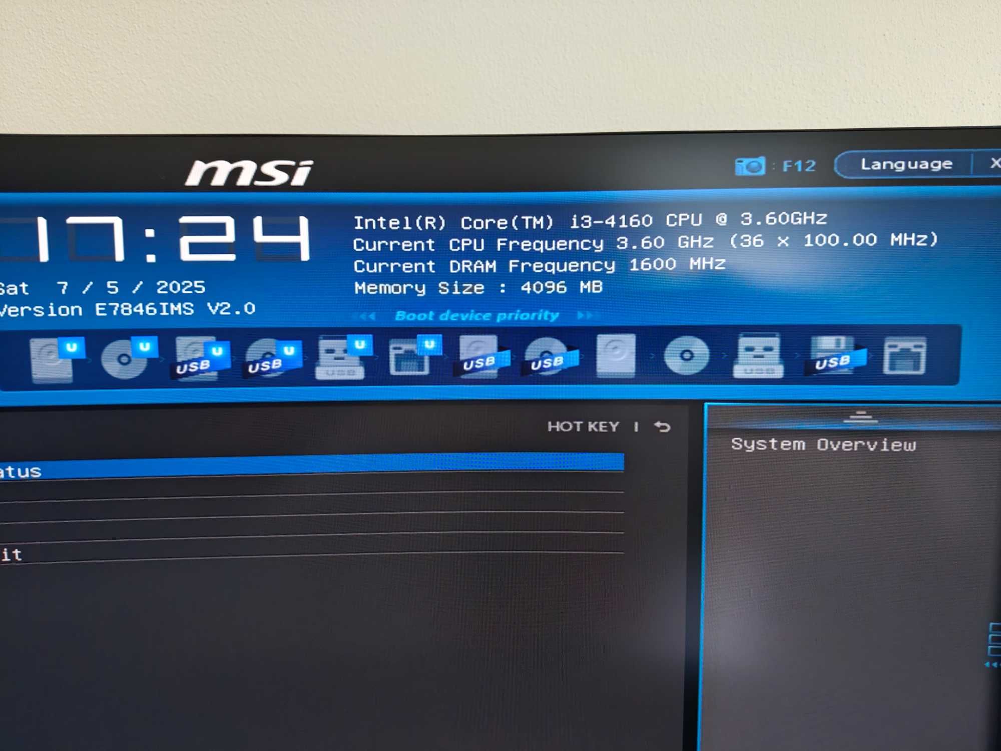 Komputer stacjonarny i3-4160 / GTX 750 / 4GB RAM – Tani zestaw