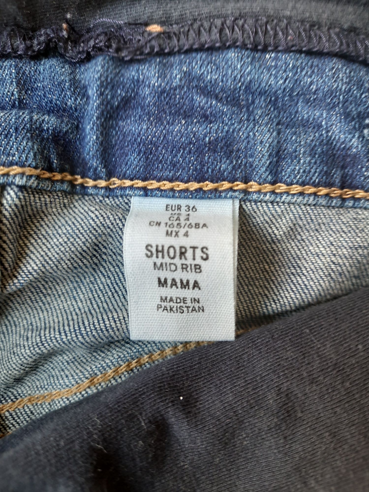 Spodenki szorty jeansowe 36 h&m mama ciąża