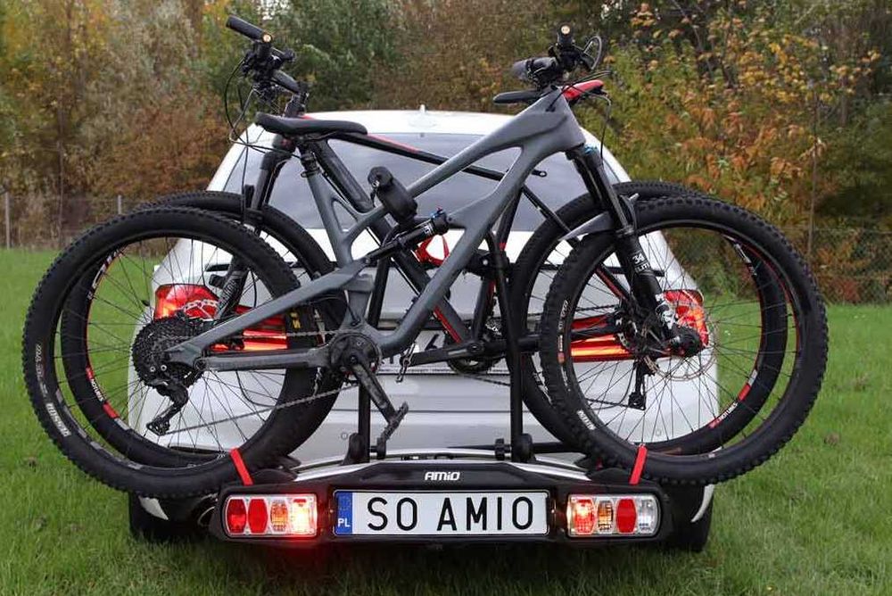 Bagażnik Rowerowy Samochodowy na hak 2 rowery GODNY POLECENIA NOWY