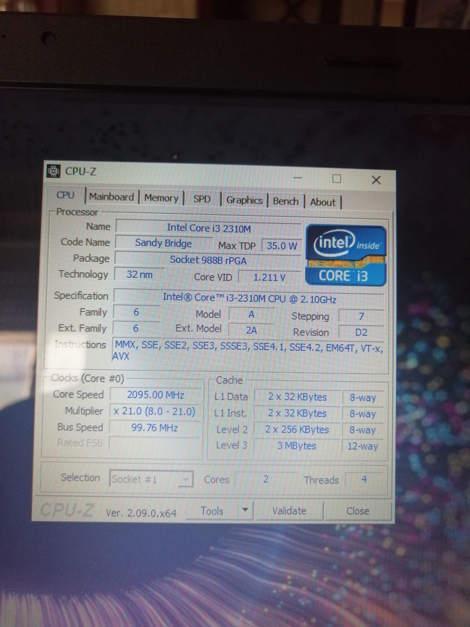 Portátil Asus i3 2.1 GHz 4Gb 320Gb ATI 1Gb pc