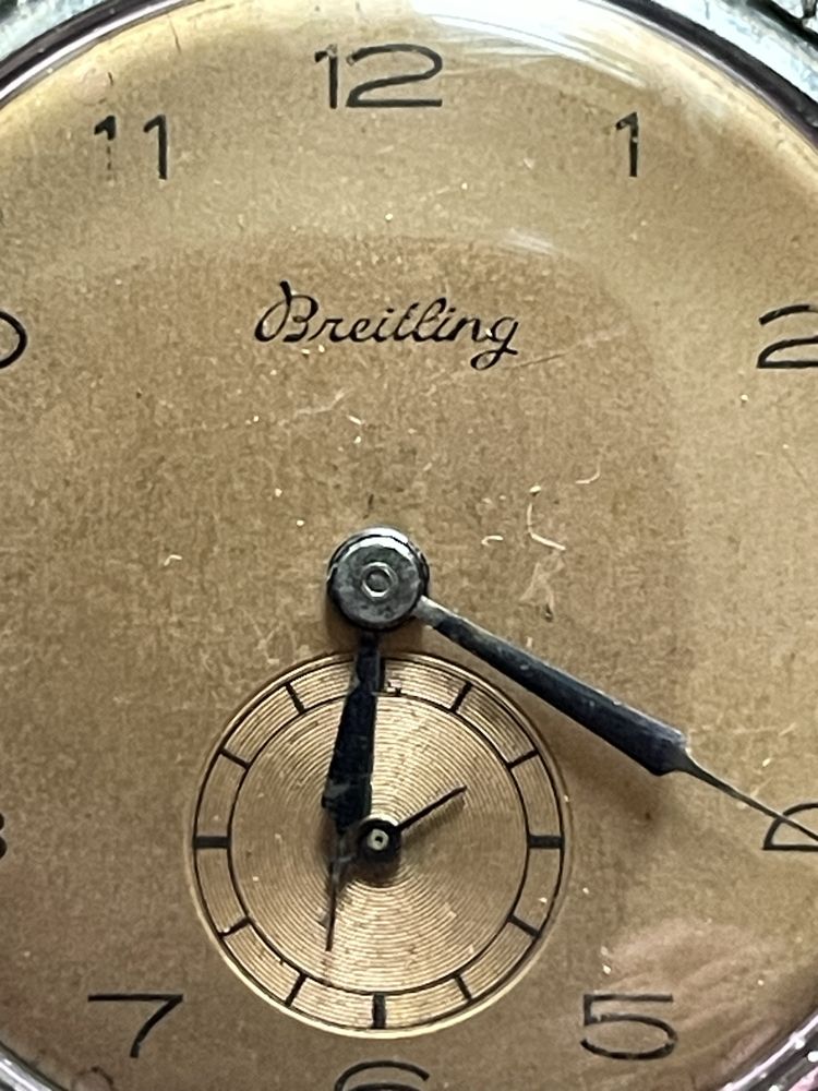 Breitling mecanico corda, muito antigo e raro.