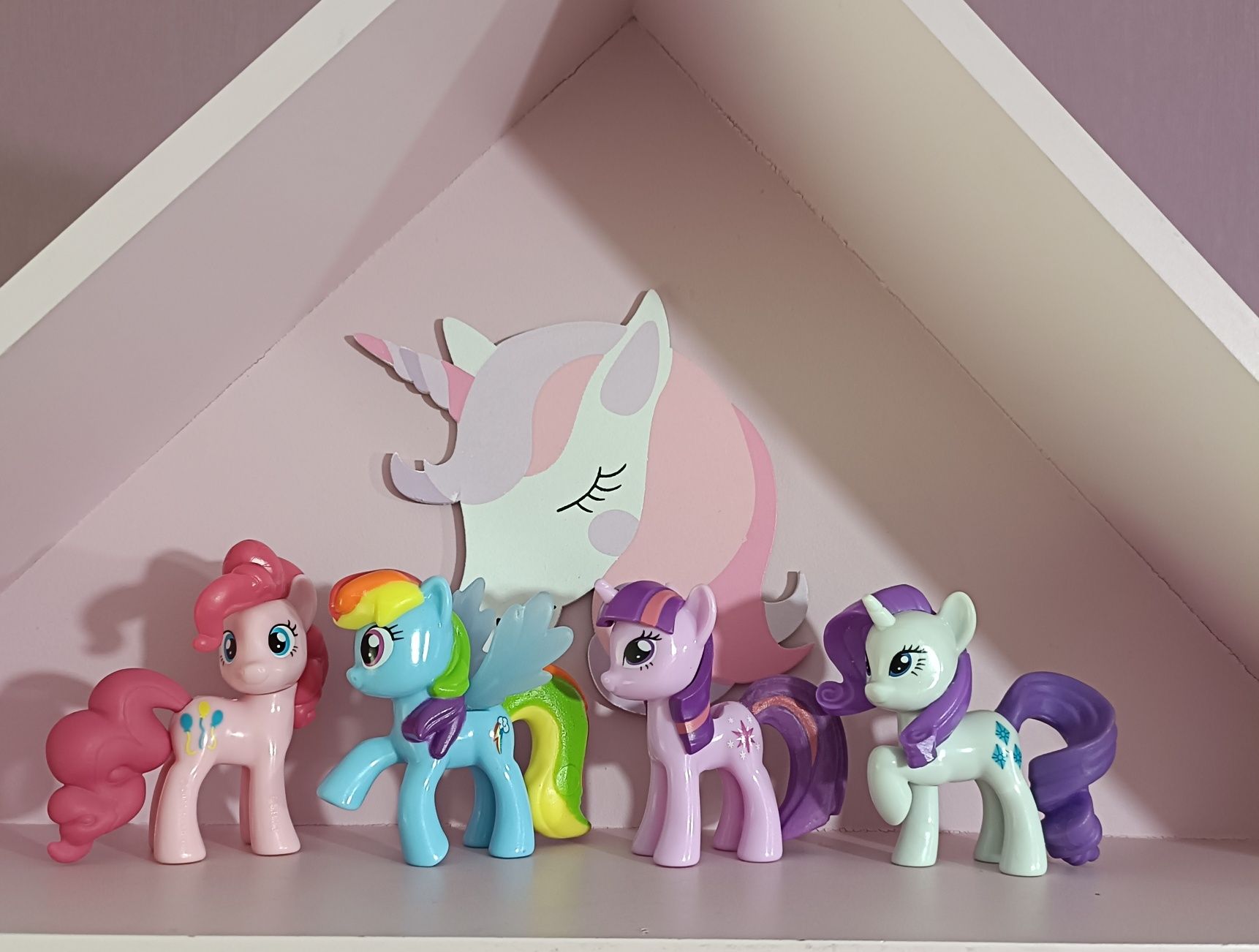 My Little Pony zestaw 4 kucyki Kinder G4 Hasbro figurka MLP