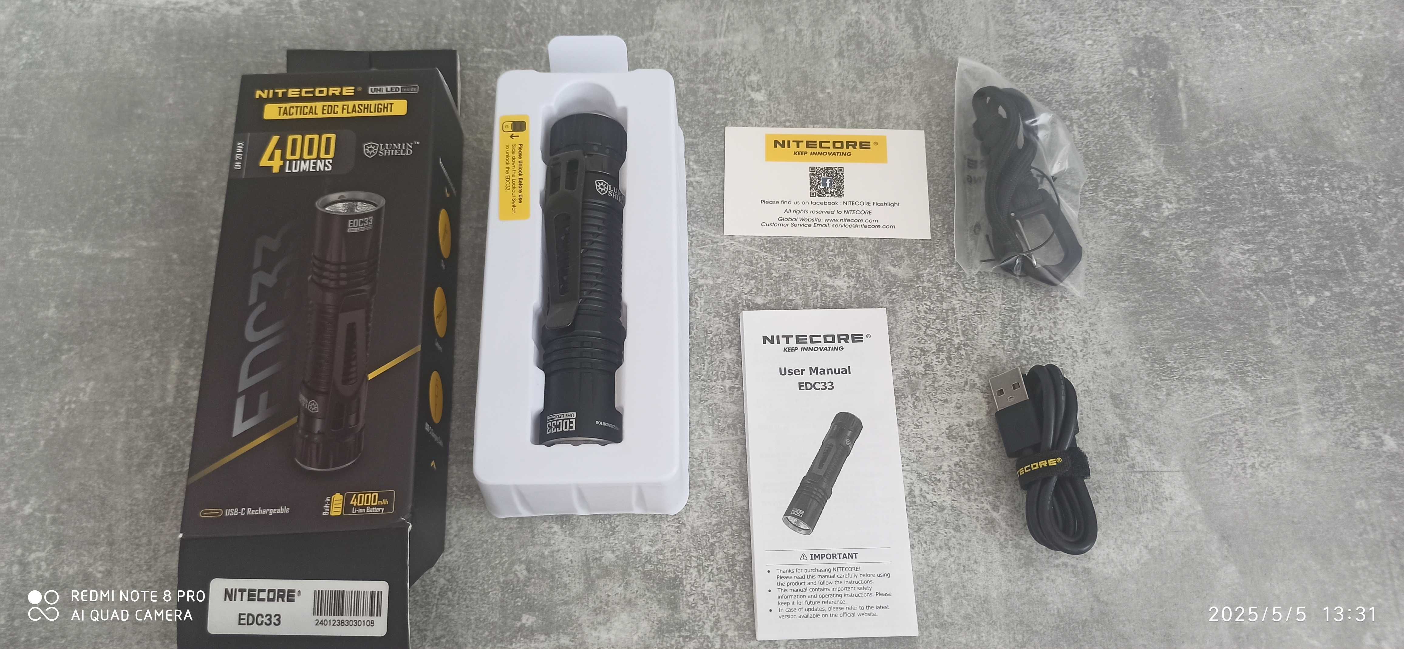 Latarka Nitecore edc 33