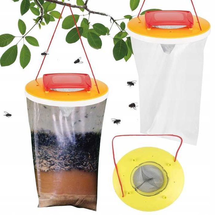 Pułapka na muchy środek na muchy z wabikiem xxl