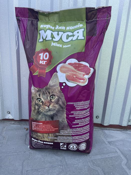 Корм для котів Муся, 10 кг