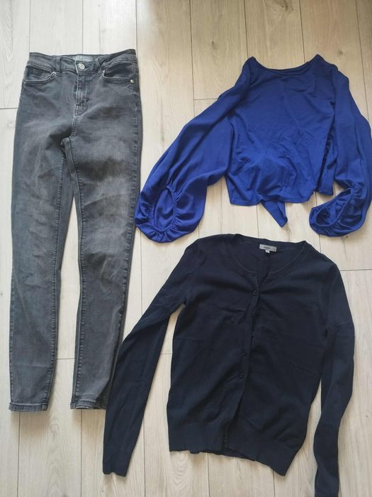 Zestaw ubrań r s h&M, mohito , Bershka 24 sztuki