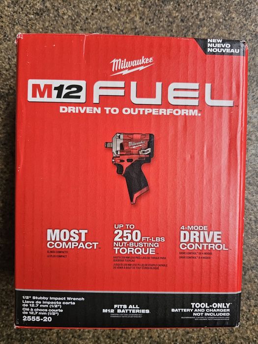 Klucz udarowy 1/2 m12 milwaukee  255-20