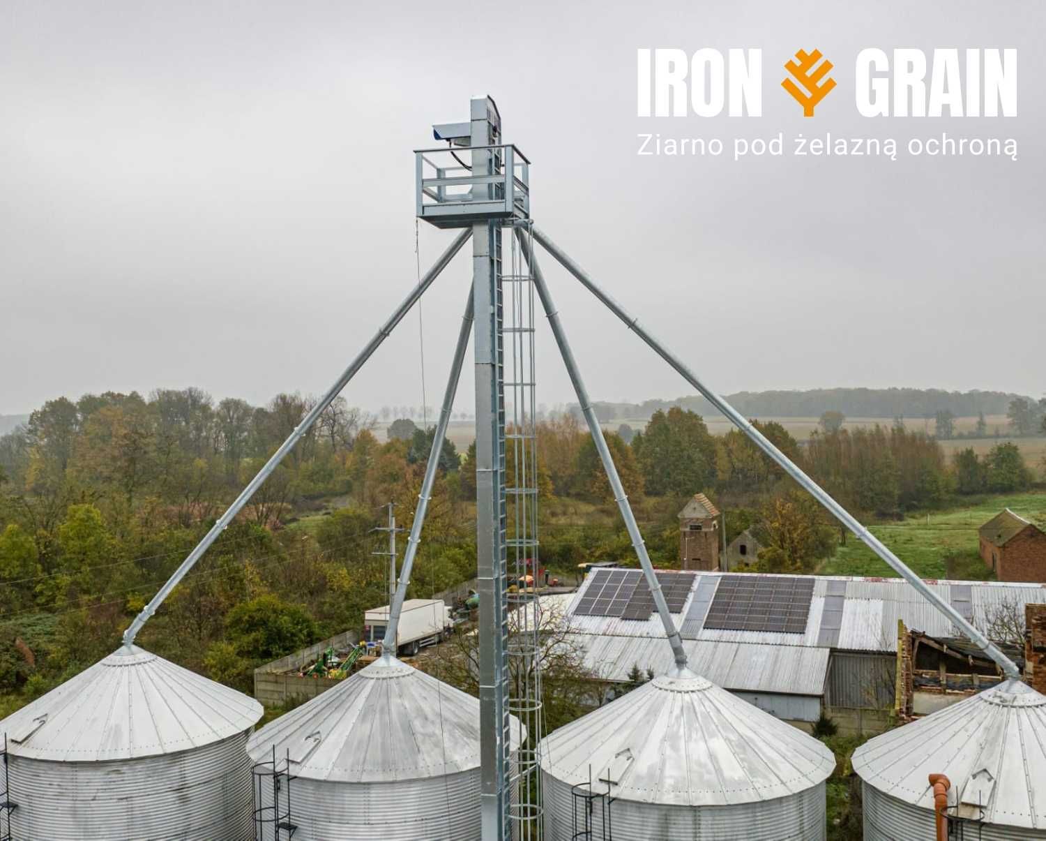 Podajnik kubełkowy 16m do pionowego transportu ziarna POLSKI PRODUCENT