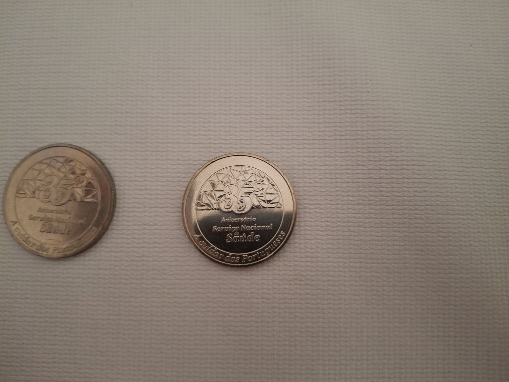 5 moedas 35 Aniv. SNS 2014