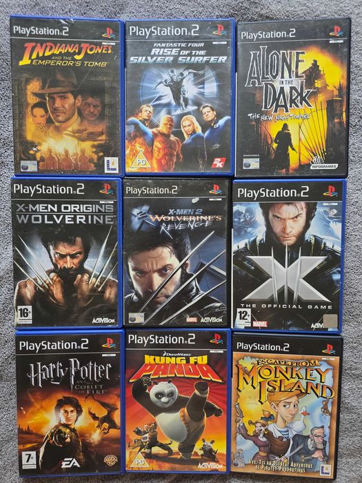 Ігри на PS2,Alone in the Dark,Indiana Jones,Deadly Strike,Time Crisis,