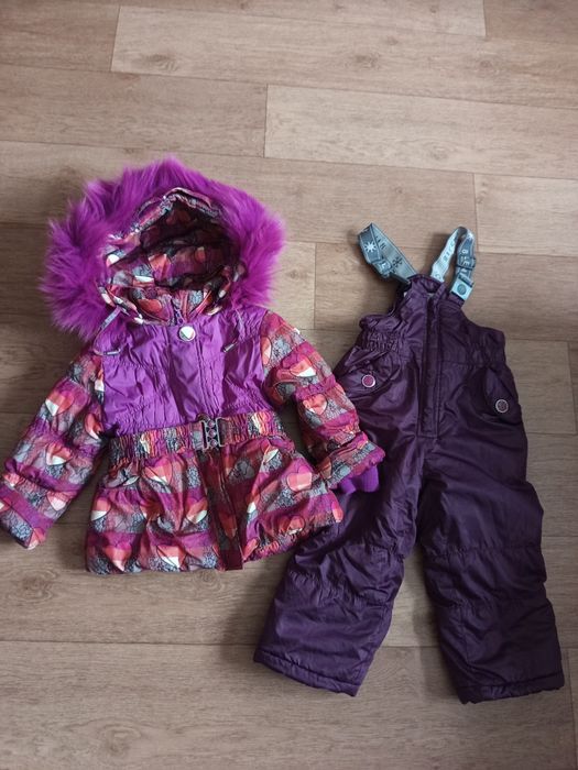 Продам зимовий комбінезон для дівчинки 86-92р