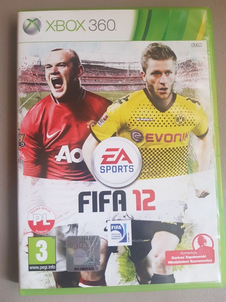 Gra xbox 360 fifa 12