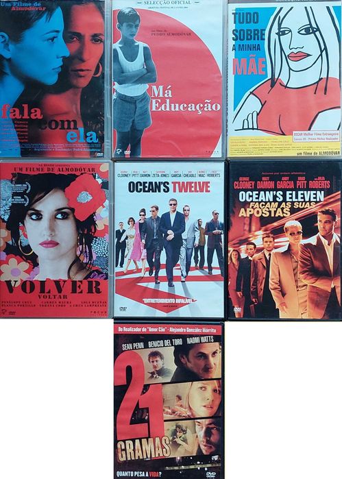 DVD originais (1 disco) (2,5 €/un)