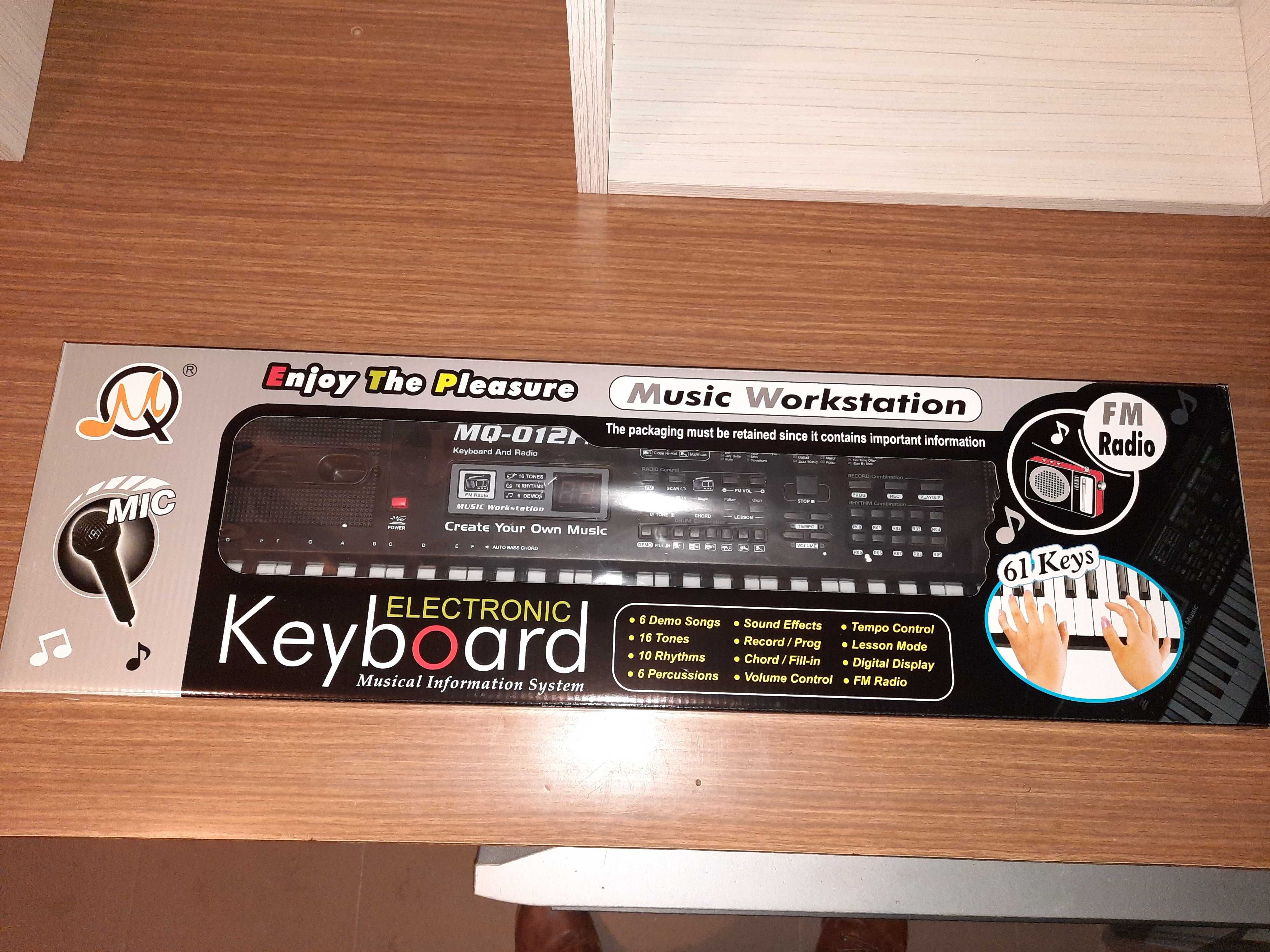 Keyboard z Radiem FM MQ-012FM Syntezator Organy