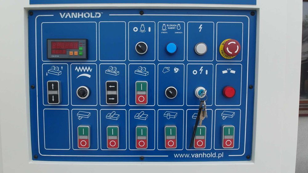 Strugarka czterostronna VANHOLD 2300 - 6głowic
