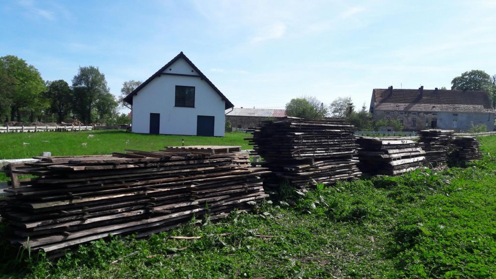 TARCICA DĄB JESION 5.5cm brusy deski sztachety na płot ogrodu