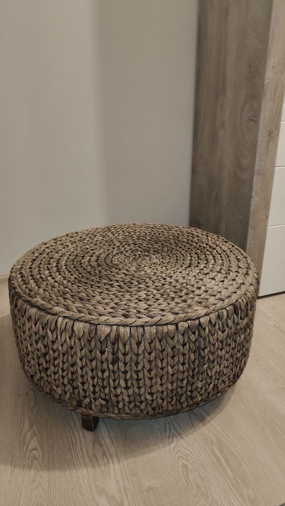 Stolik kawowy Boho trawa morska / hiacynt wodny