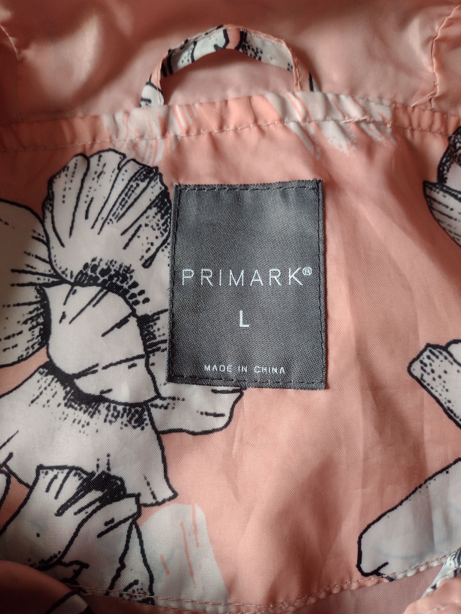 Wiosenna kurtka przeciwdeszczowa z kapturem rozm. L Primark