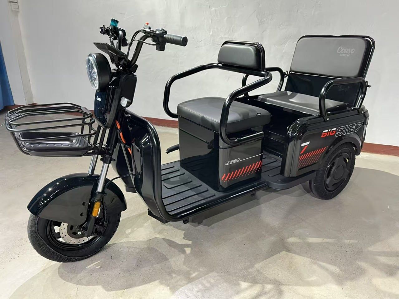 Трицикол CORCO SIG-7 SG Двигун 1000W 72/23АН ДОСТАВКА, ДО ВАС ДОДОМУ