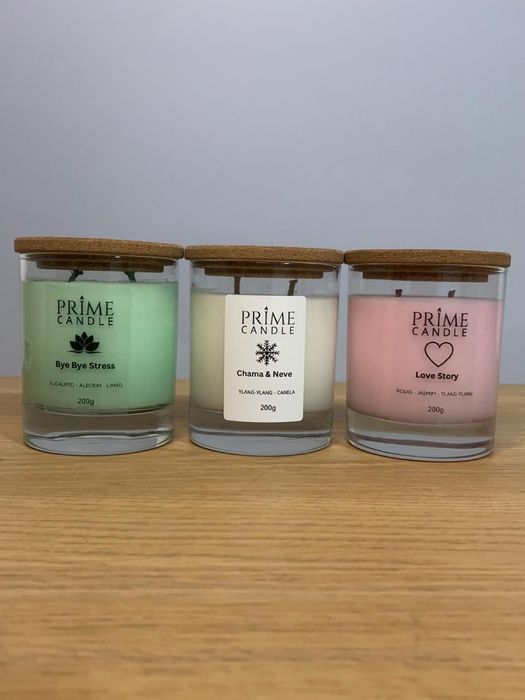 Velas Aromáticas Artesanais  200g