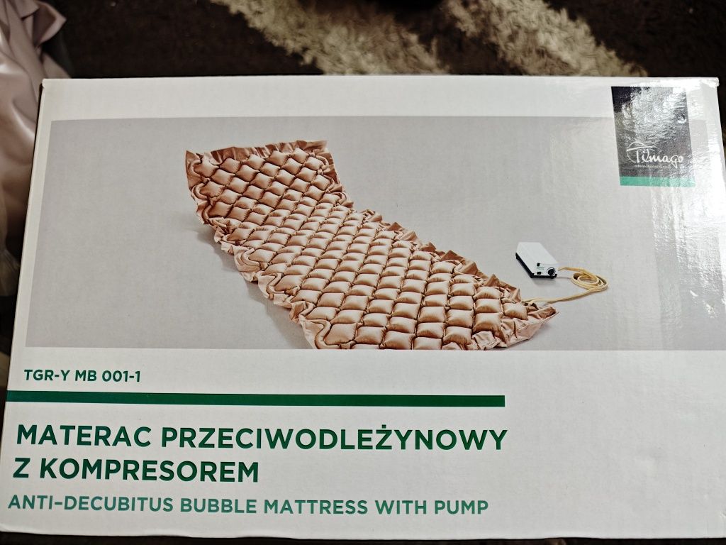 Materac przeciwodleżynowy z kompresorem TGR-Y MB 001-1