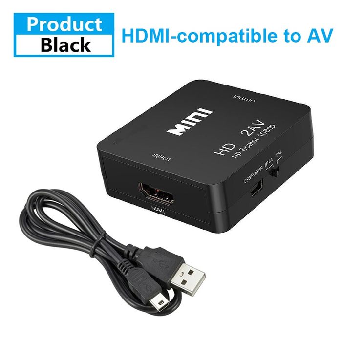 Переходник конвертер HDMI to AV (RCA) 720p/1080p. ( HDMI RCA ).