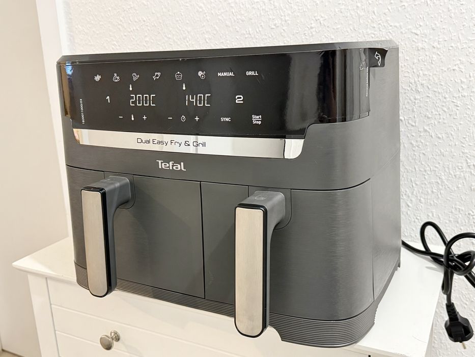 Мультипіч (Аерогриль) TEFAL Dual Easy Fry XXL EY905B