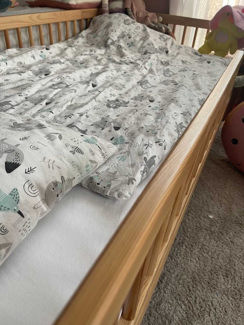 Łóżko dziecięce LULETTO 160x80 + materac i ochraniacze