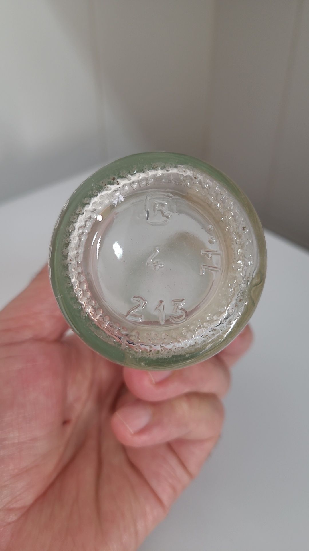 Garrafa antiga de Água do Crvzeiro c/rótulo papel