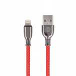 Forever kabel USB - Apple Lightning 1m 3A czerwony