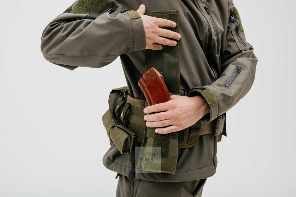 Підсумок під 2 магазини АК/РПК, мультикам, піксель олива/подсумок