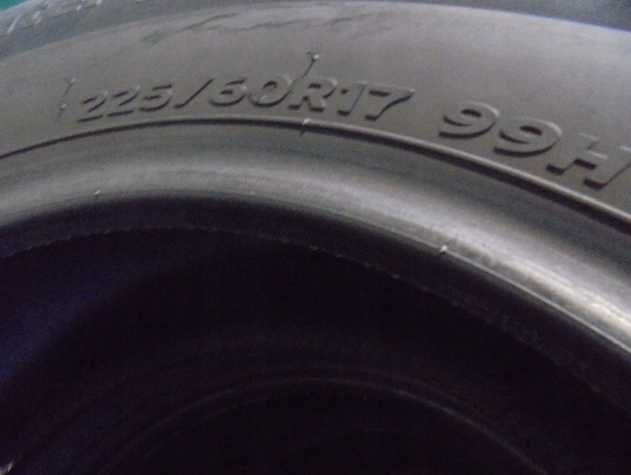 Opony zimowe Hankook 225/60 R17 99H, bieżniki 7,5 i 7 mm II