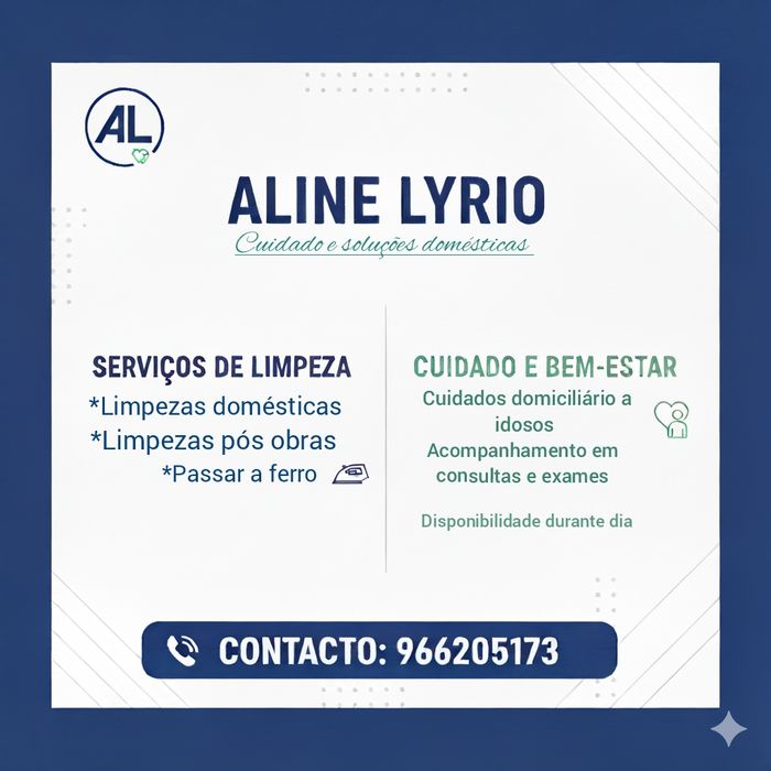 Serviços de limpeza e cuidados