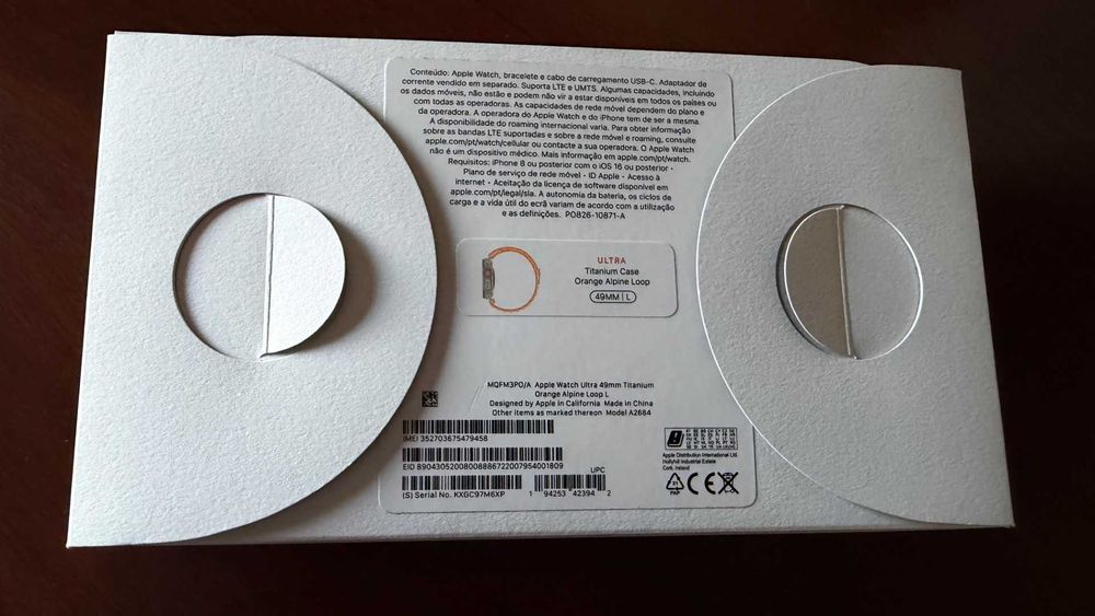 Apple Watch Ultra (1ª Geração), 49mm - Titânio