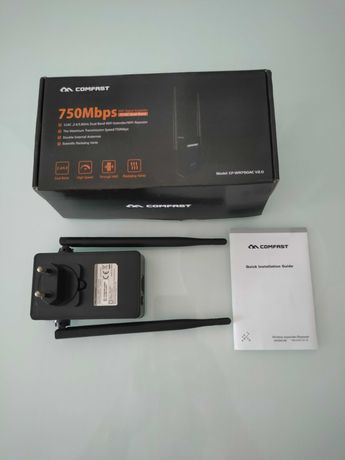 Amplificador Sinal WIFI Comfast 750mbps Dual Band (CF-WR750AC V2.0)