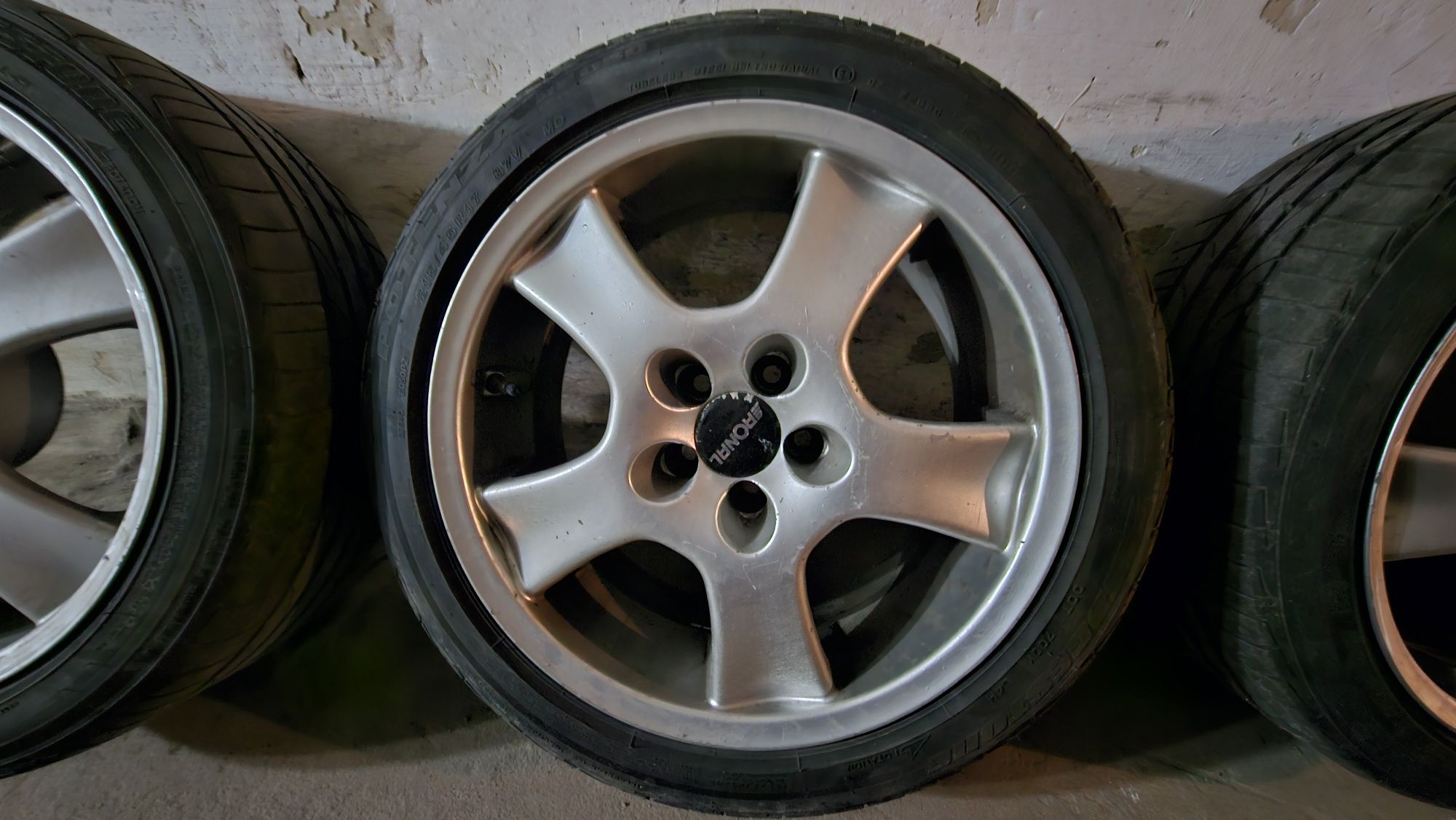 Felgi Ronal 17 cali 5x100 ET35, komplet