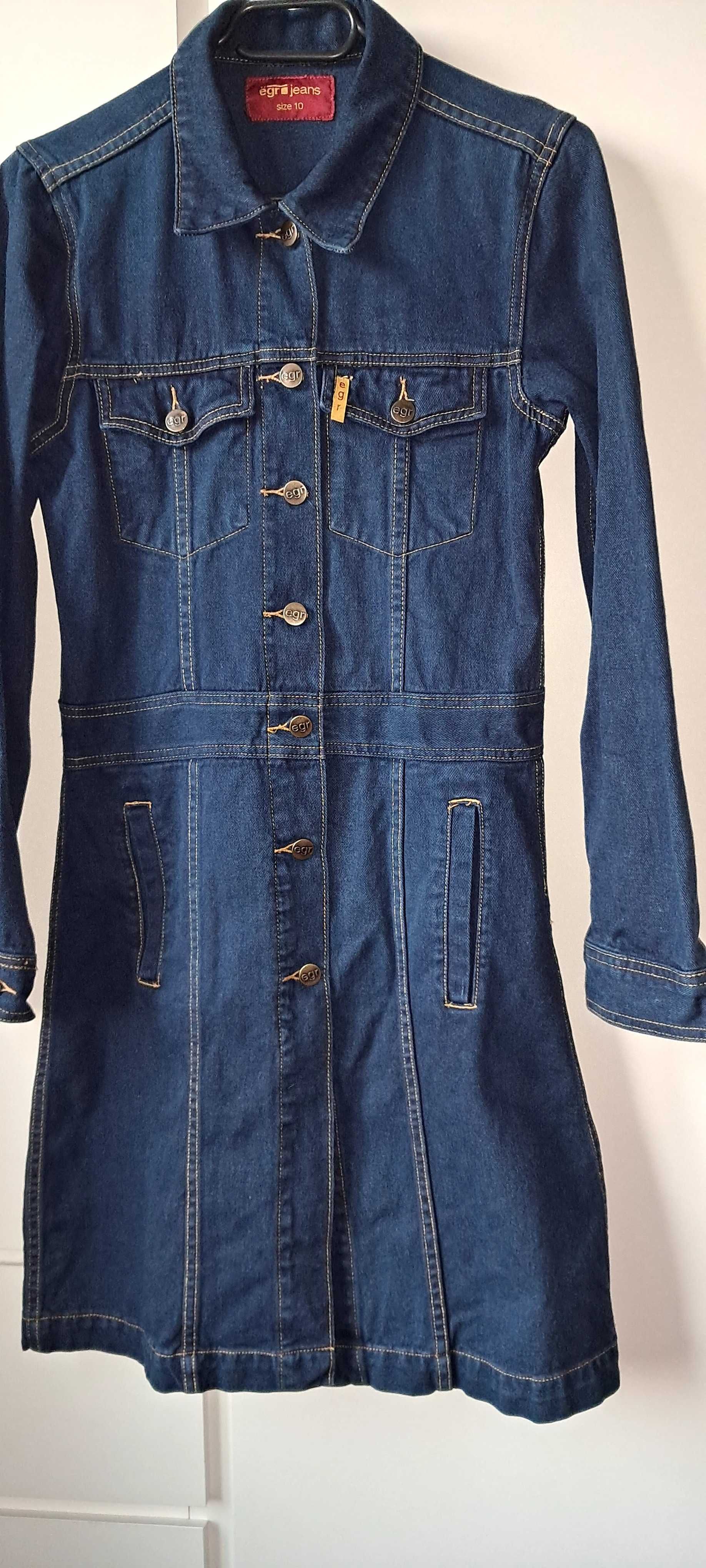 Sukienka jeans marki EGR