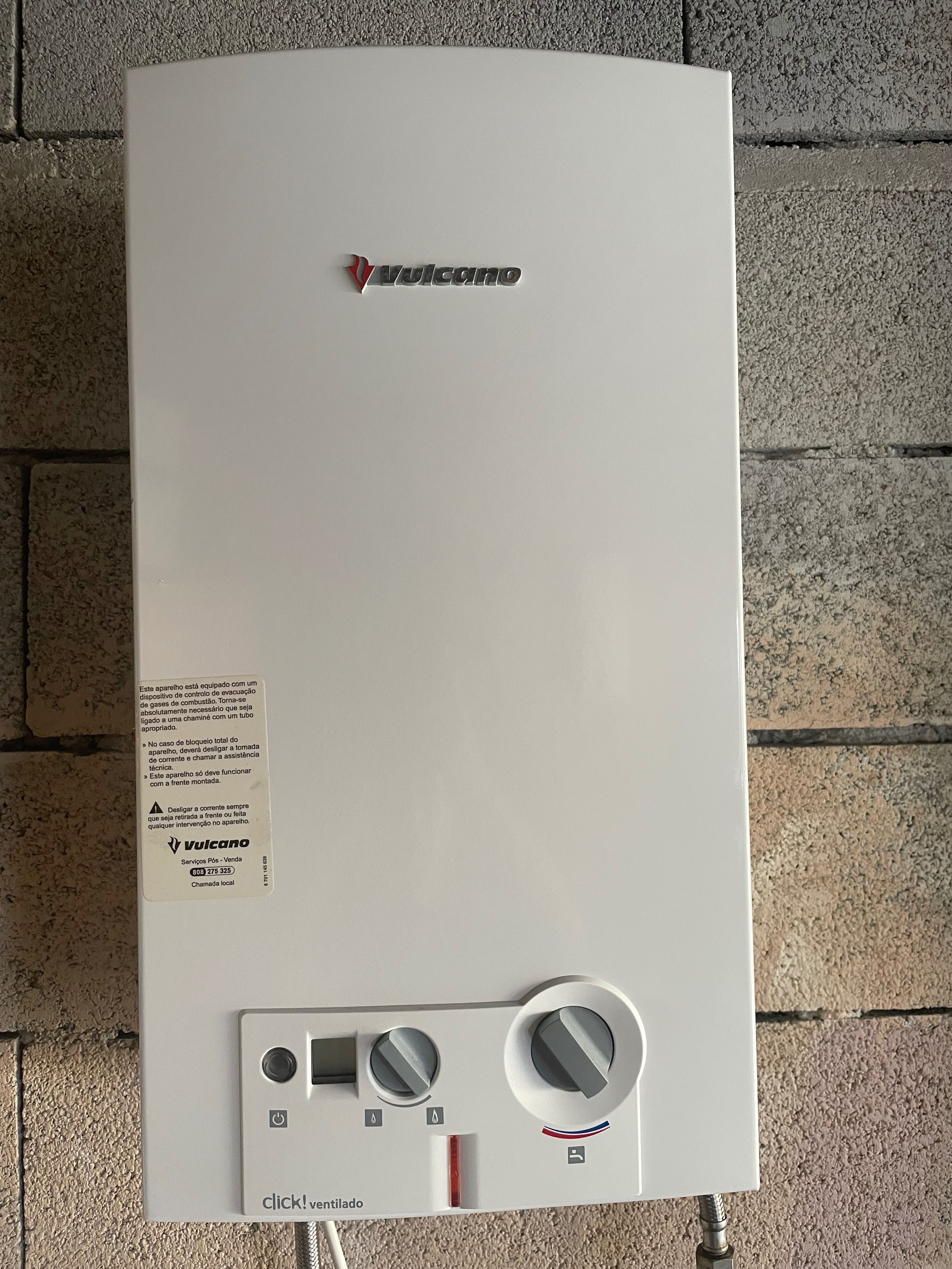 Esquentador vulcano ventilado