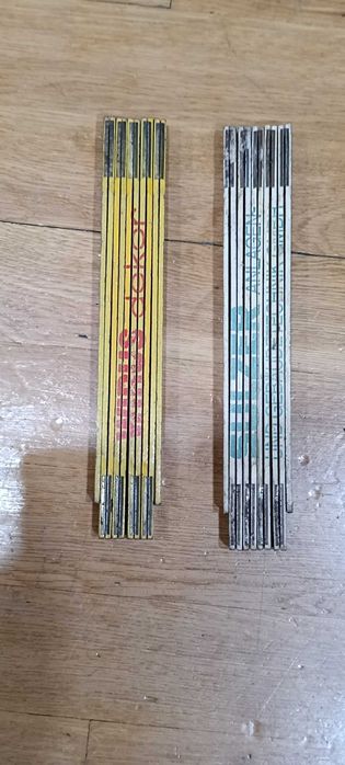 Metrówki zwijane i drewniane