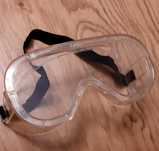 Okulary gogle na gumce